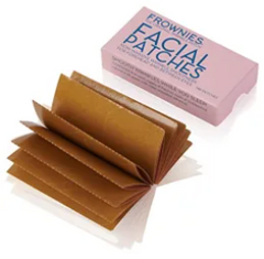 pink box of frownies facial patches with accordion paper wrinkle patches