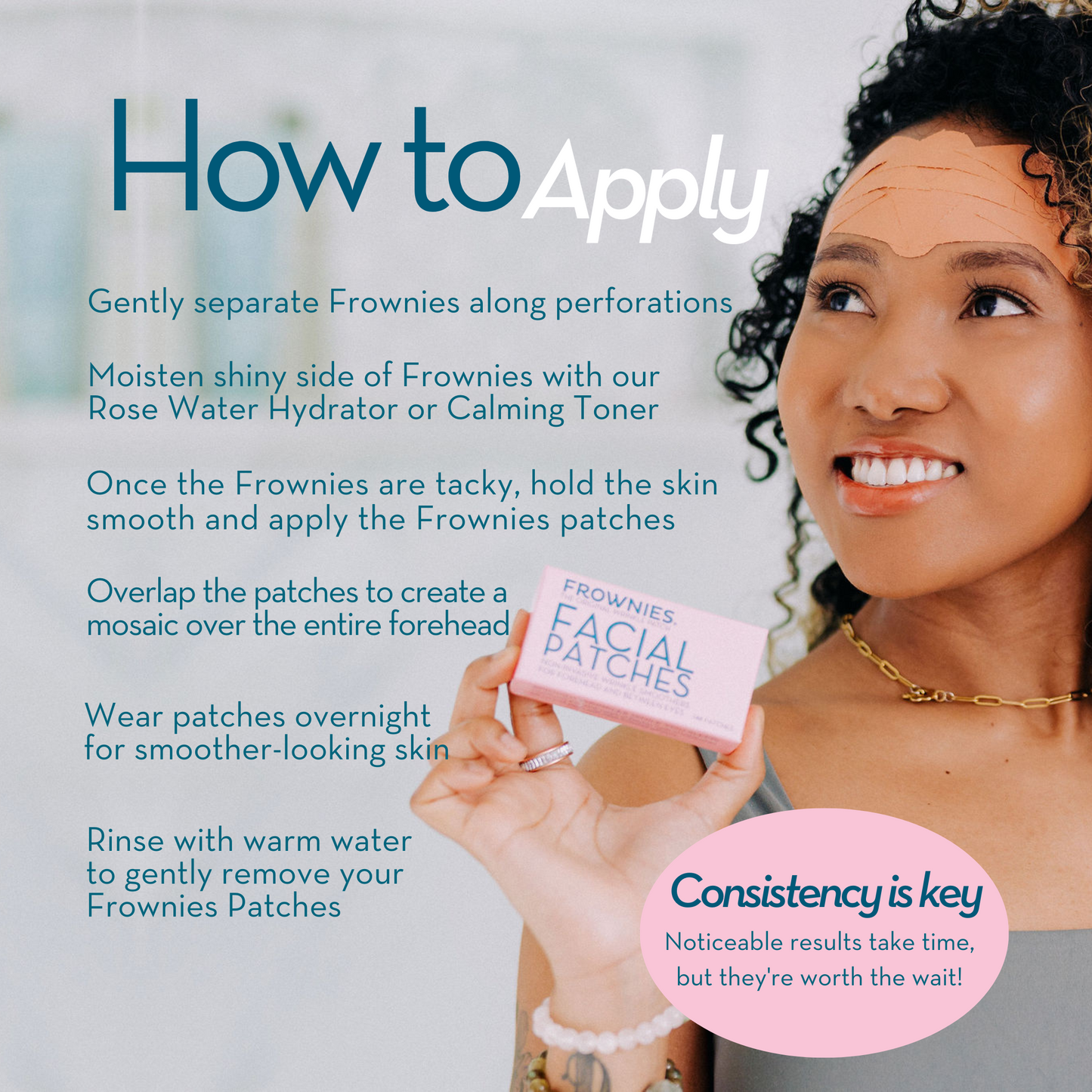 Forehead & Between Eyes Facial Patches