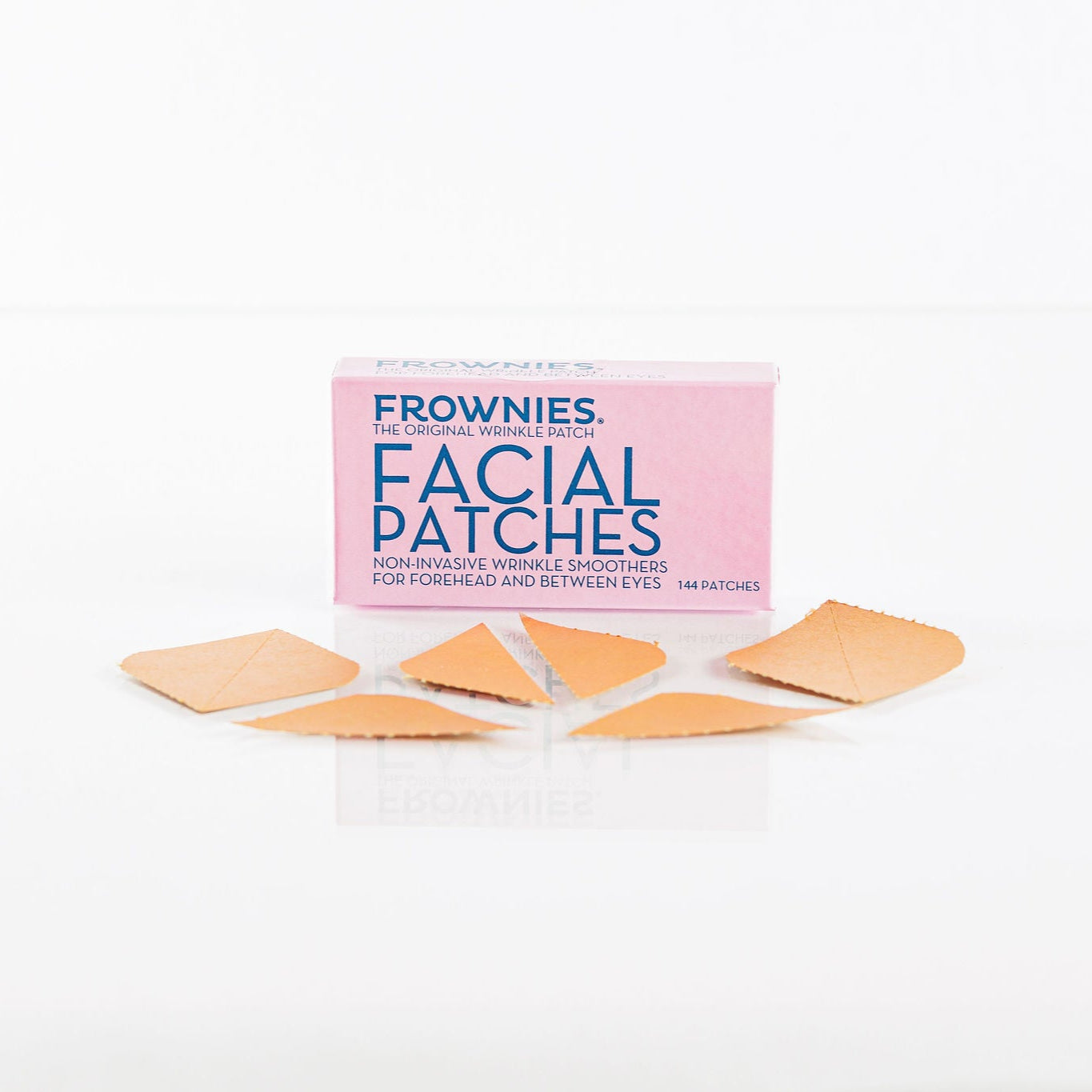 Frownies Facial Patches for forehead and between the eyes for horizontal wrinkles and 11 linesThe Frownies   