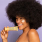 woman holding Aloe & Oat Gel Moisturizer Face & Neck (2 oz) Skincare Products Frownies   