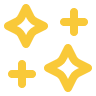 star icons in yellow